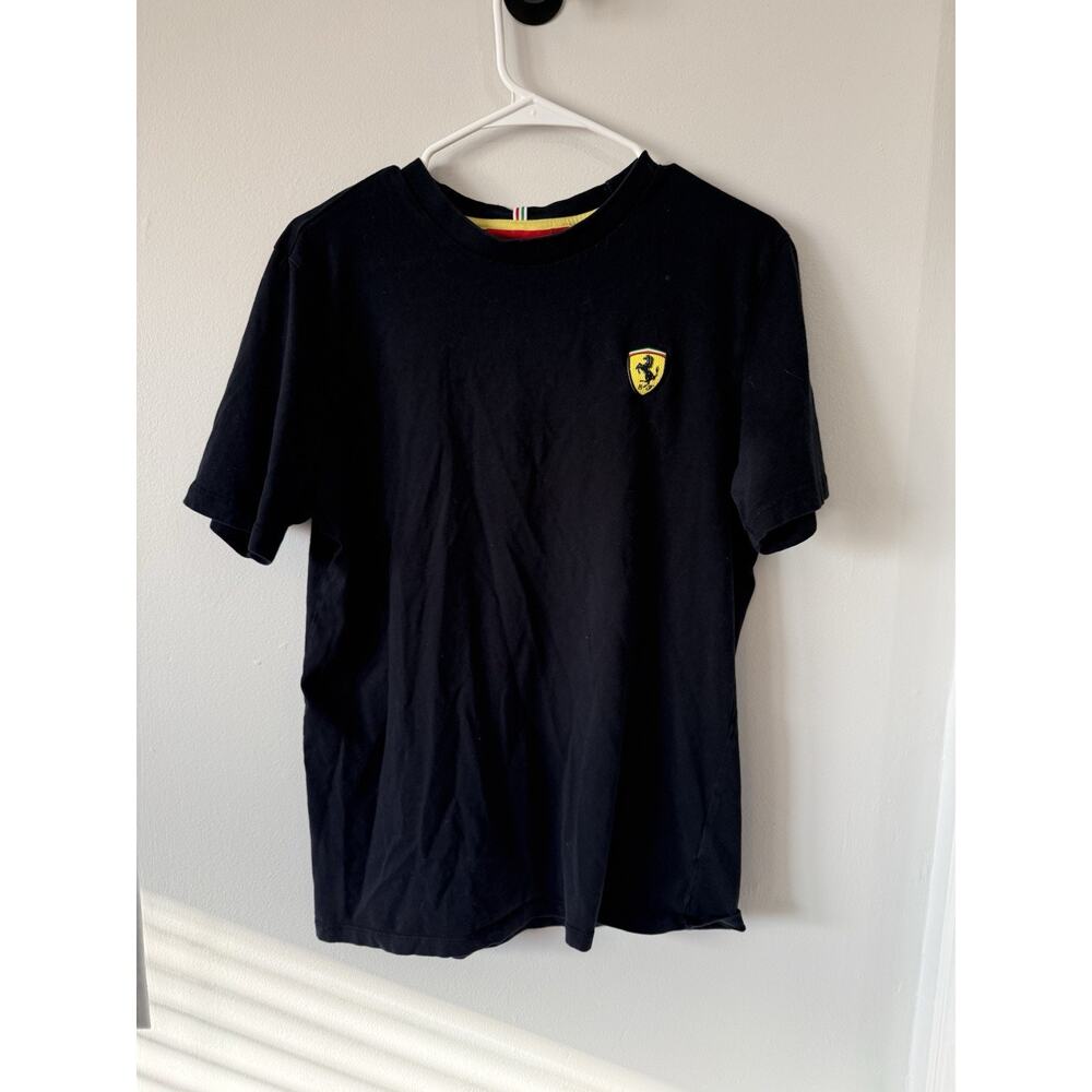 Scuderia Ferrari Short Sleeve Polo Shirt Mens M See Photo And Description - Picture 3 of 9